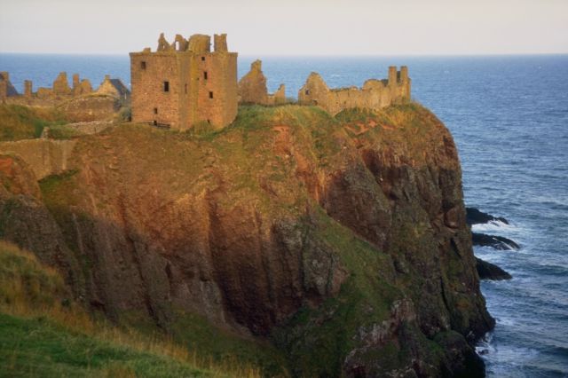 castle on a seaside cliff
