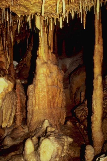 stalagmites & stalactites