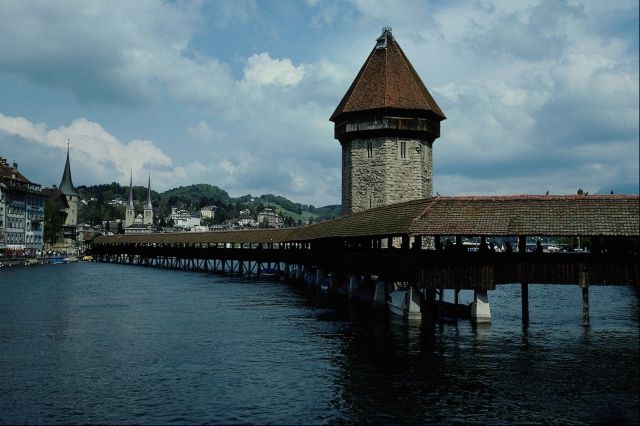 covered bridge in Lucerne